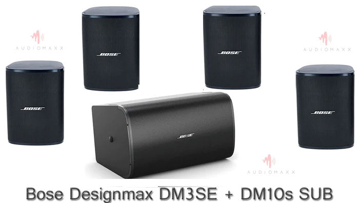 Bose DM3SE / DM10s 4.1 Ch. Speaker Package For General / Commercial Purposes