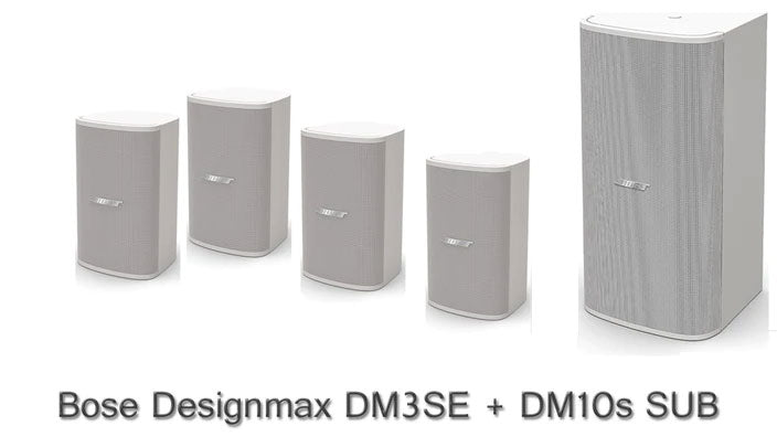 Bose DM3SE / DM10s 4.1 Ch. Speaker Package For General / Commercial Purposes