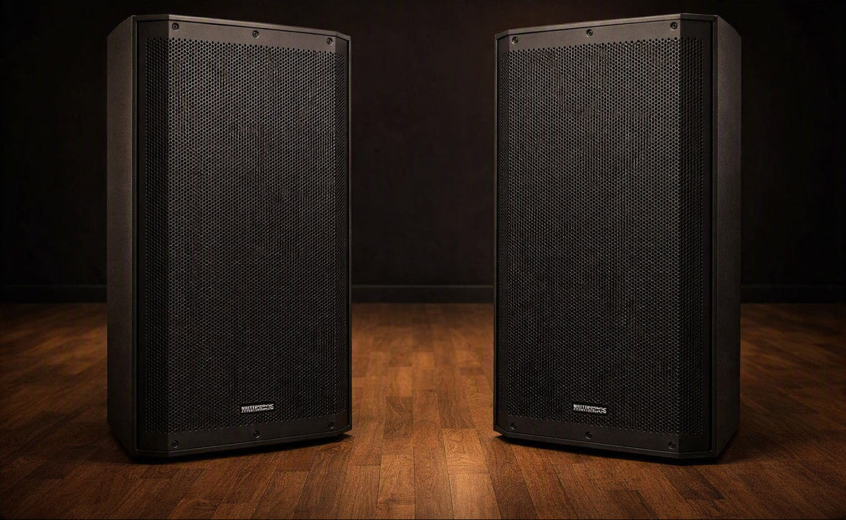 BRITISH ACOUSTICS XP 15H Premium 15‑inch Active Power Speaker System (Pair)