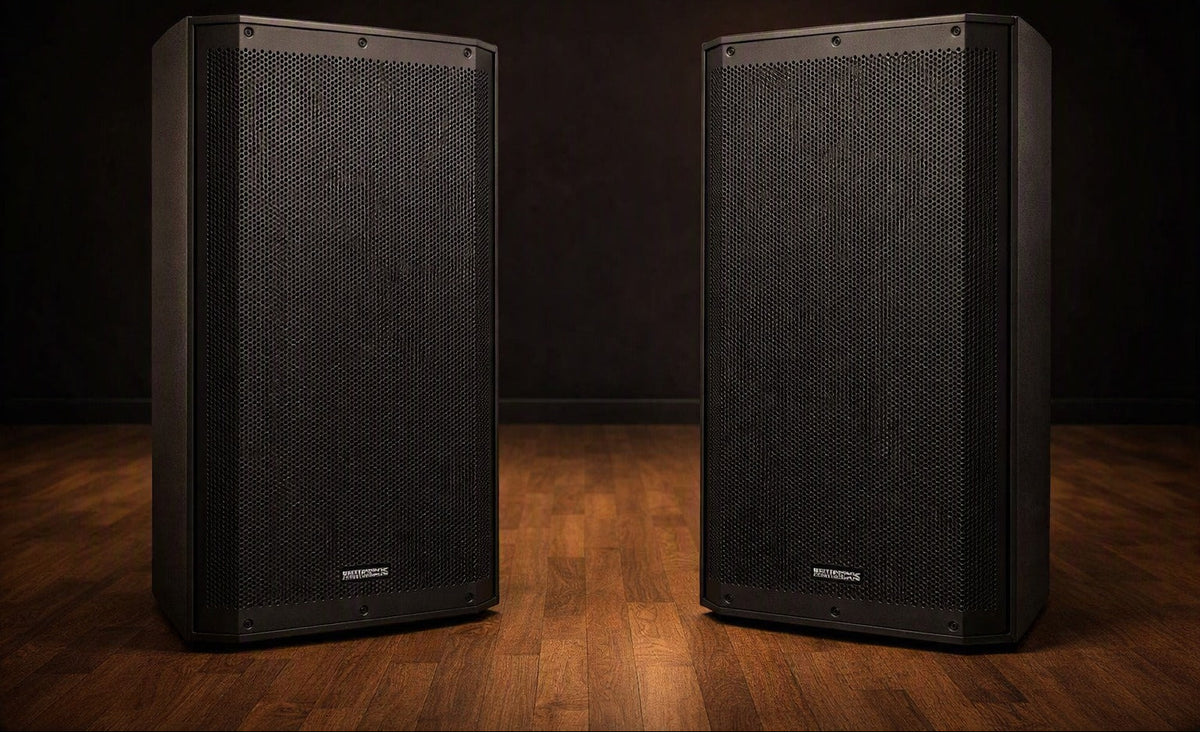 BRITISH ACOUSTICS XP 12H Premium 12‑inch Active Power Speaker System (Pair)