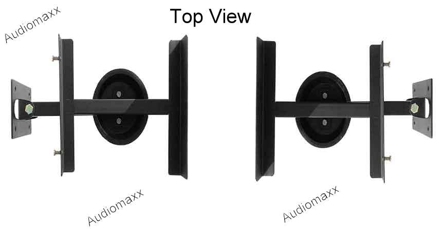 Speaker Wall Mount Bracket AVT-1216 Capacit 18+18Kg Tray Size 12"x16"- Pair