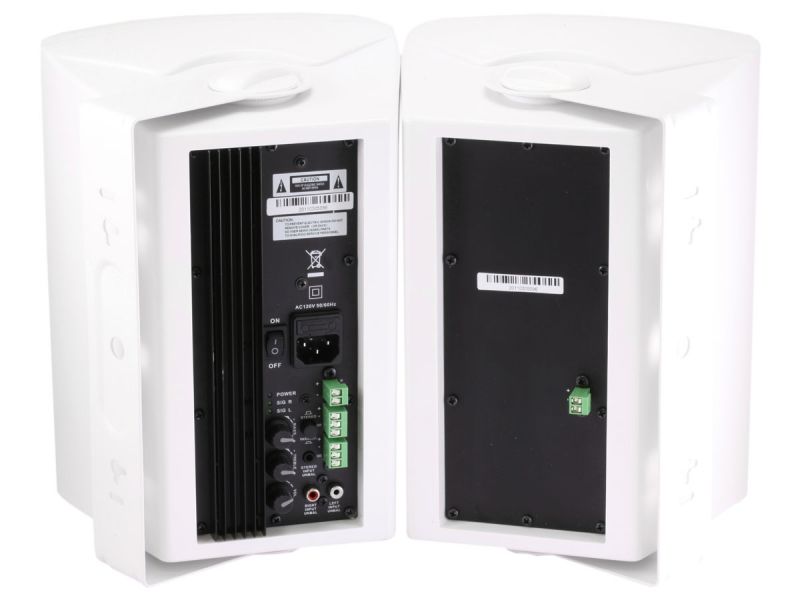 CMX AWS-40W 5" 2-Way Active Wall Mount Speaker, 20W+20W, ABS - Pair - Audiomaxx India