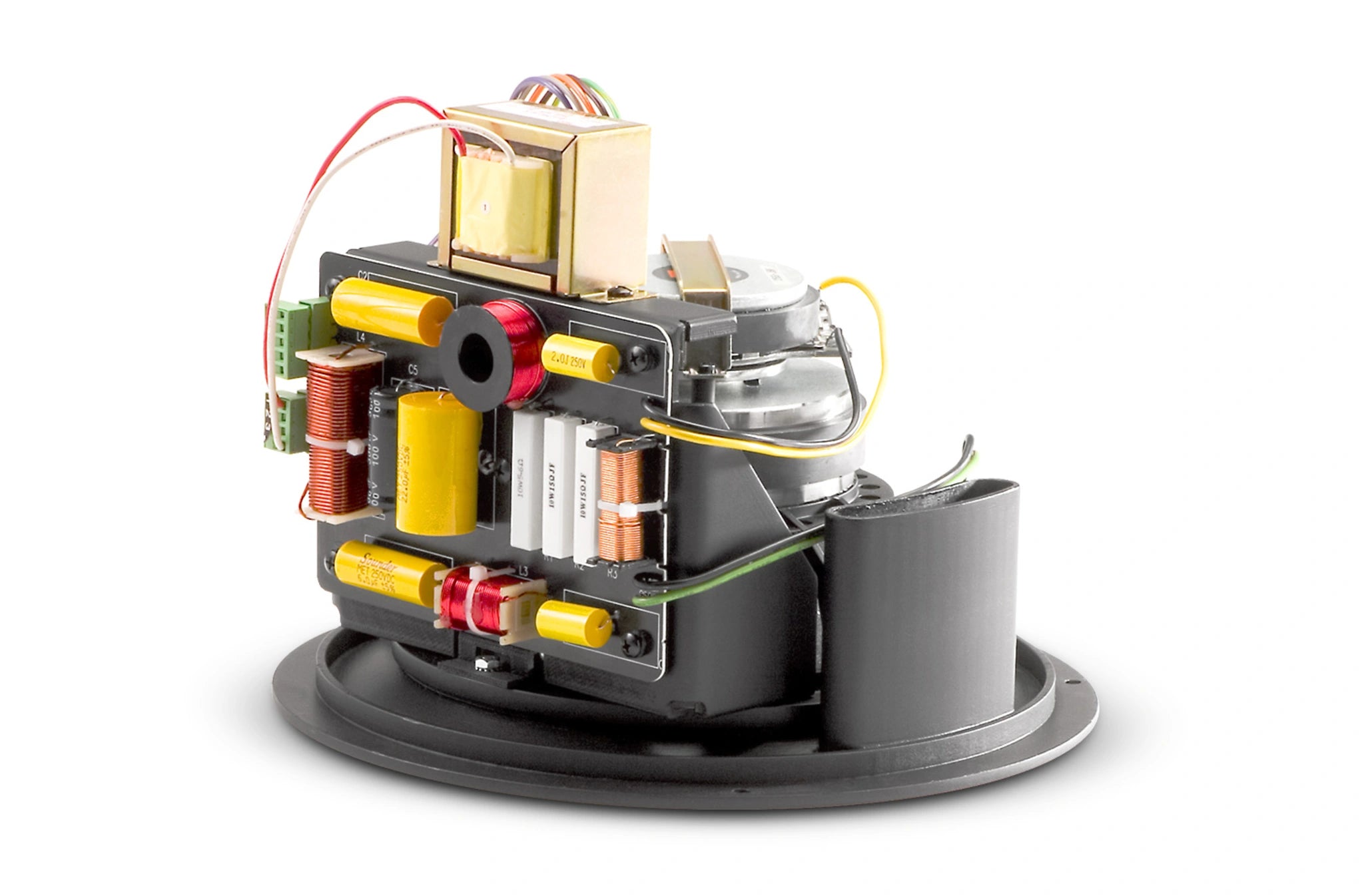 JBL Control 328CT 8-Inch Coaxial Ceiling Loudspeaker with HF Compression Driver and 70/100V Transformer for High-Power Commercial Audio Systems