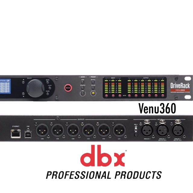 DBX Venue 360 Complete Loudspeaker Management, 400 W