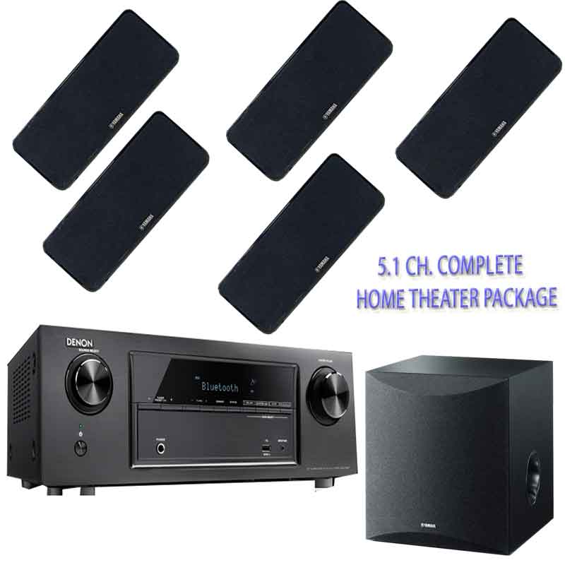 Denon & Yamaha Advance UltraHD, Home Theater 5.1 System With Bkluetooth, HDMI