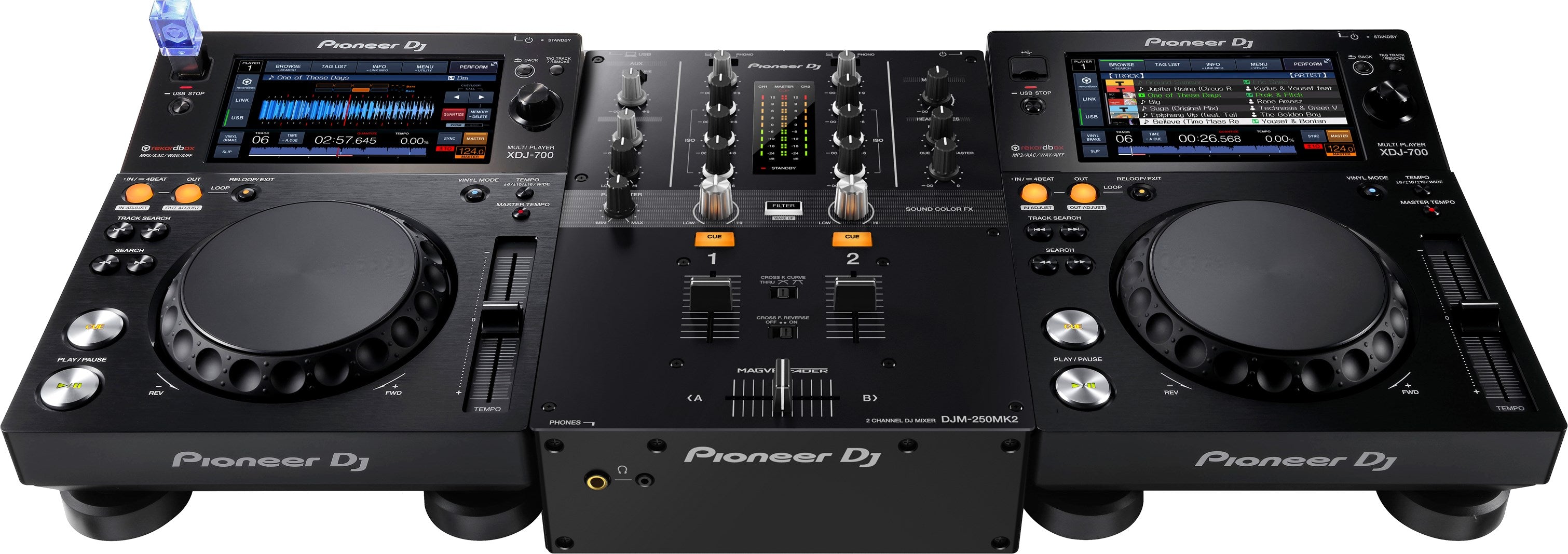 Pioneer DJM 250MK2, 2-Channel DJ Mixer With Independent Channel Filter- Each