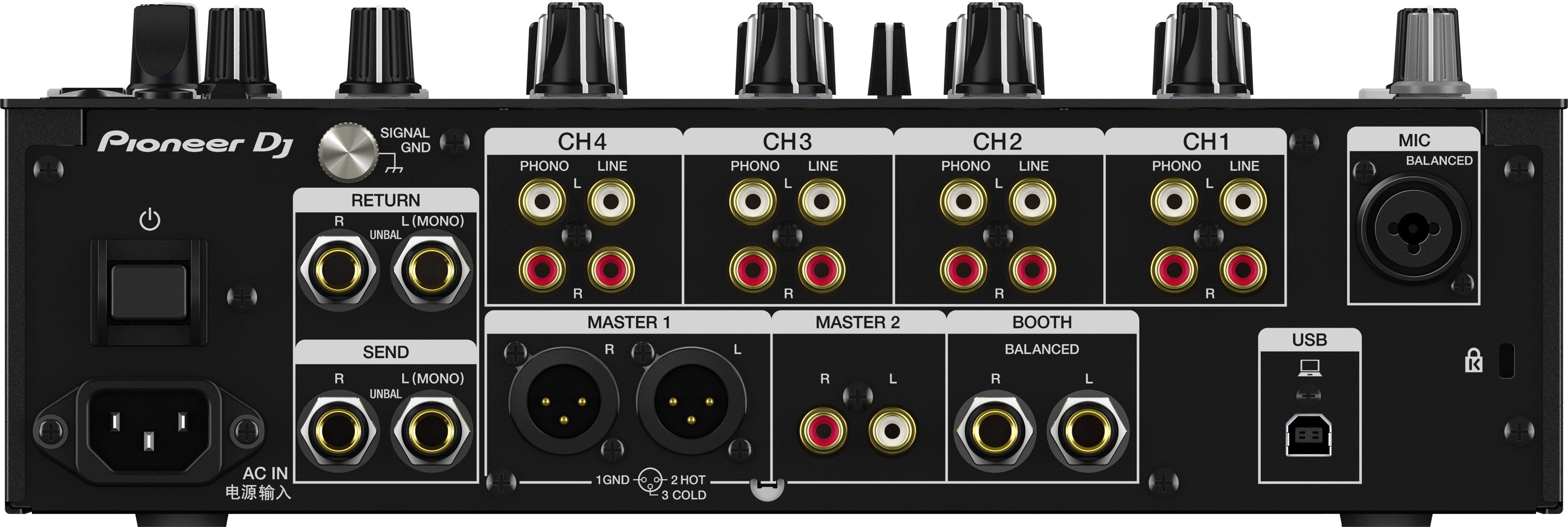 Pioneer DJM 750 MK2, 4-Channel Performance DJ Mixer - Each