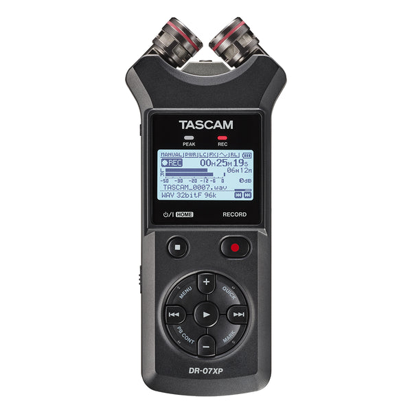TASCAM DR-07XP Professional Portable Linear PCM Recorder with 32-Bit F
