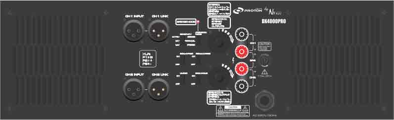 NX Audio DX6000  2-Channel Professional Power Amplifier - Each