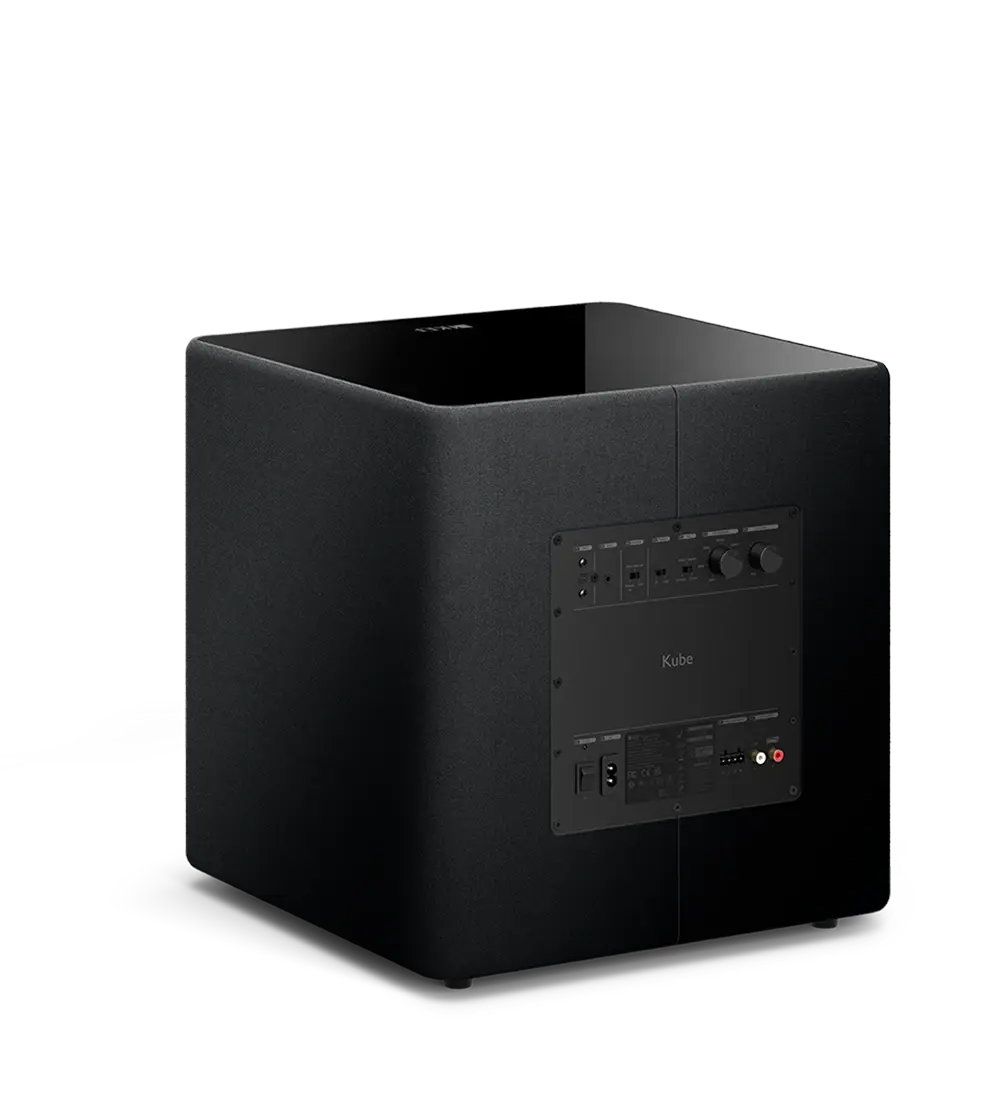 KEF Kube 12 MIE 12-Inch 300W  Front-Firing Active Subwoofer - Audiomaxx India