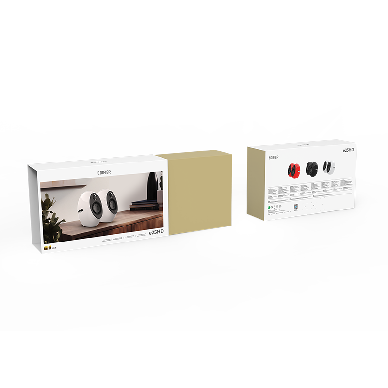 Edifier e25HD 2.0 Multimedia 3 Inch Speaker Bluetooth 5.3 with LDAC wireless audio - Set