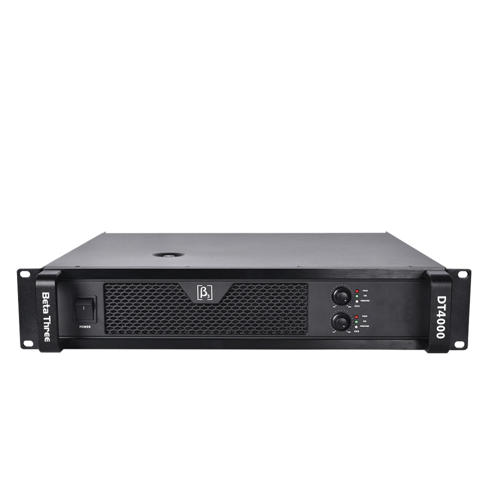 Beta3 DT4000 Professional Power Amplifier |1500w x 2 @ 8Ω | 2500w x 2 @ 4Ω - 3 Year Warranty