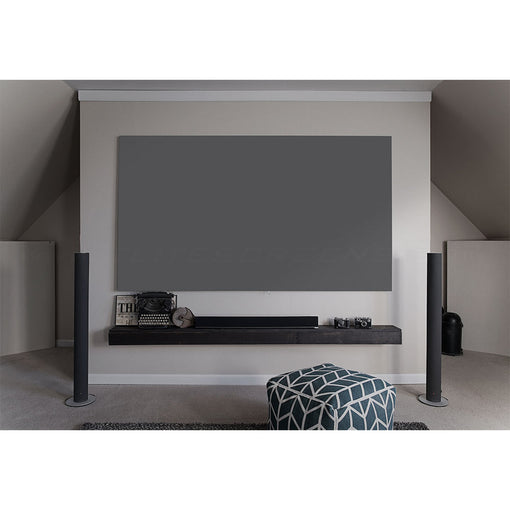Elite ER92DHD3 - 92 Inches Sable Frame Cine Grey 3D, ALR-Ambient Light Rejection 4K/8K UHD Fixed Frame  Projection Screen - (16:9