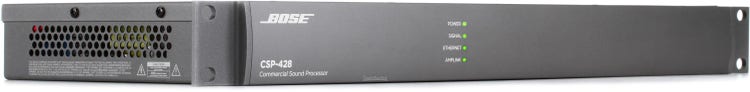 Bose CSP428 Commercial Sound Processor PA Management  with 4-in/2-out Analog I/O, AmpLink Output, and 32-bit DSP - Each