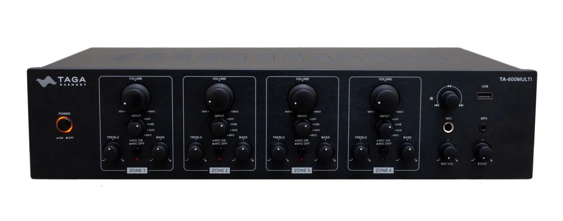 TAGA Harmony TA-600 Multi 4 Zones CI Stereo Amplifier - Each