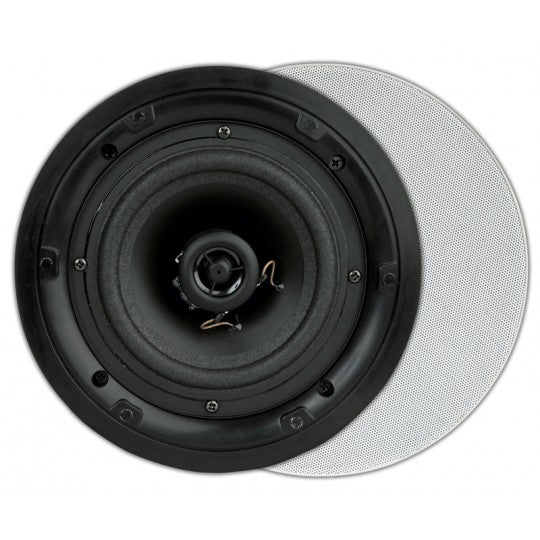 Artsound FL401 Flat, 60W 2-Way Round Inwall Loudspeaker - Pair