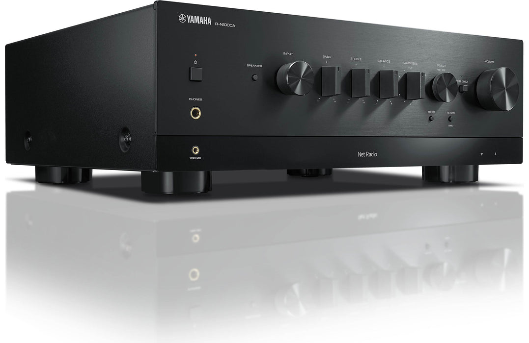 Yamaha RN1000A Stereo receiver with Wi-Fi, Bluetooth®, Apple AirPlay® 2, and HDMI (Black)