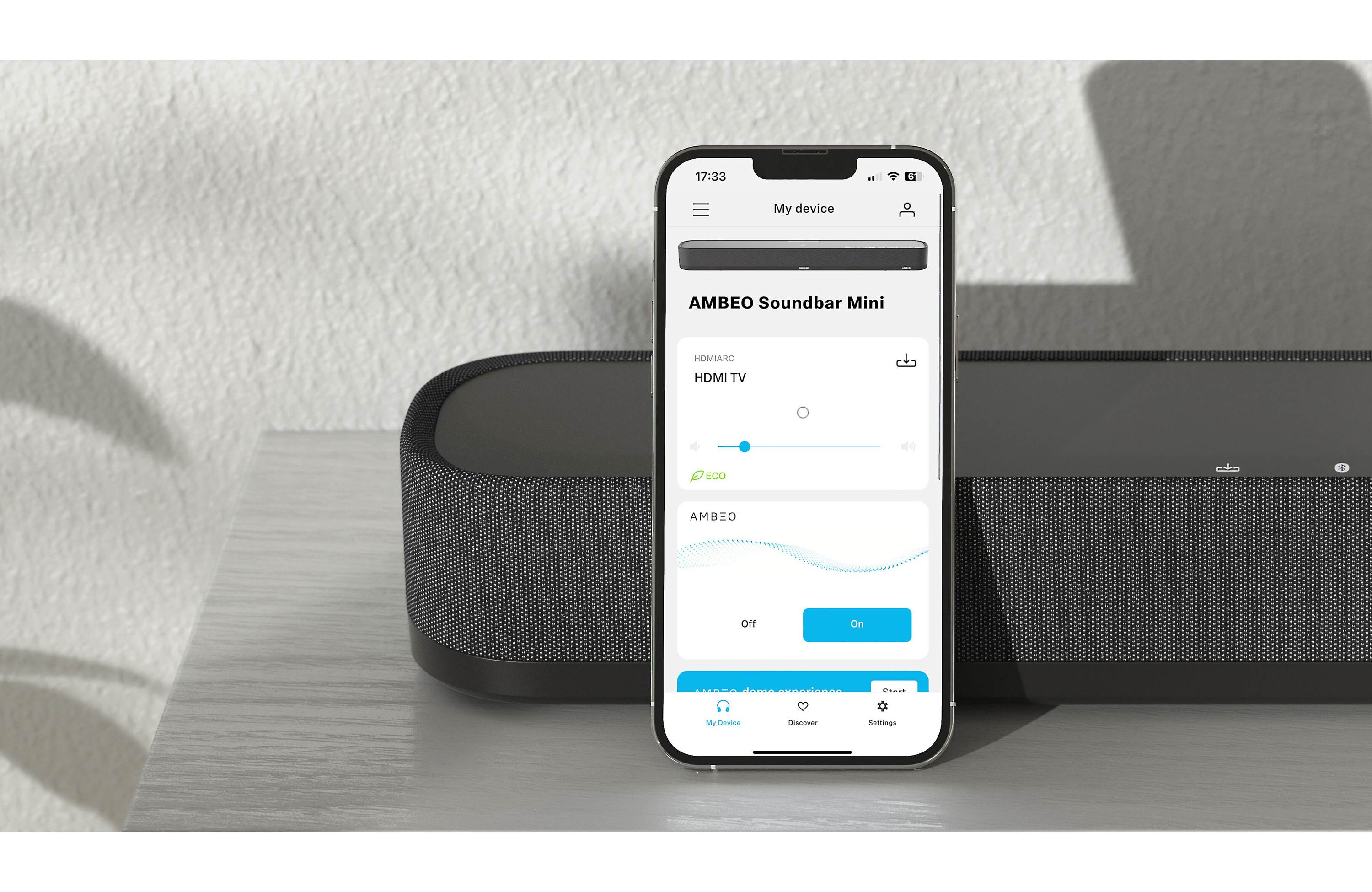 Sennheiser AMBEO Soundbar | Mini Powered 7.1.4-Ch With Dolby Atmos® and DTS:X
