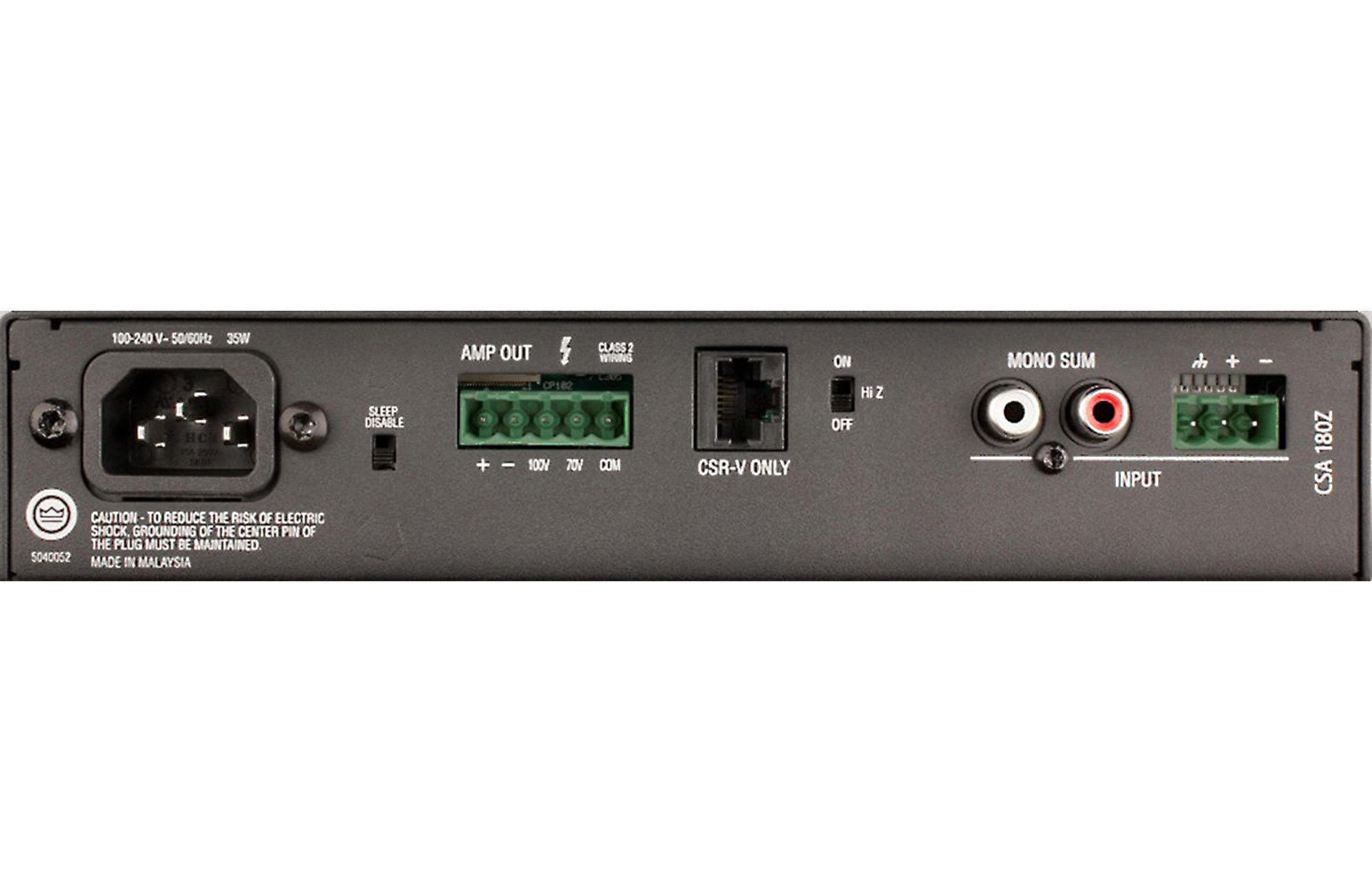 JBL CSA 240Z Power Amplifier -120W x 2 Ch @ 70V