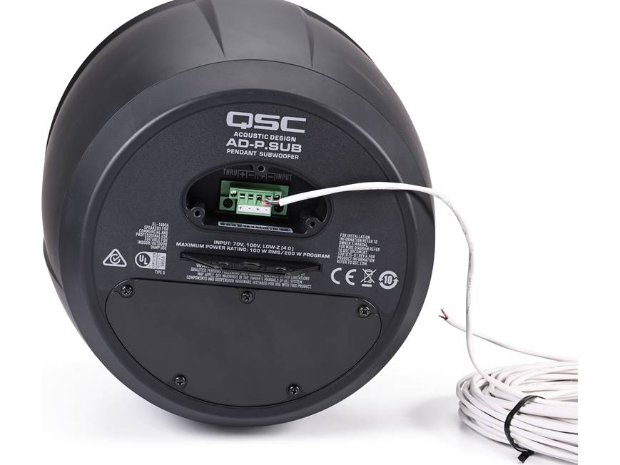 QSC ADP-P.SUB 6-1/2" Commercial Pendant Subwoofer