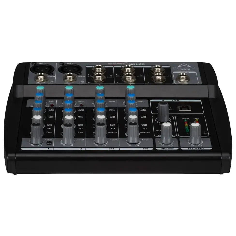 Wharfedale Pro Connect 802USB 6 Channels Mixers - Each