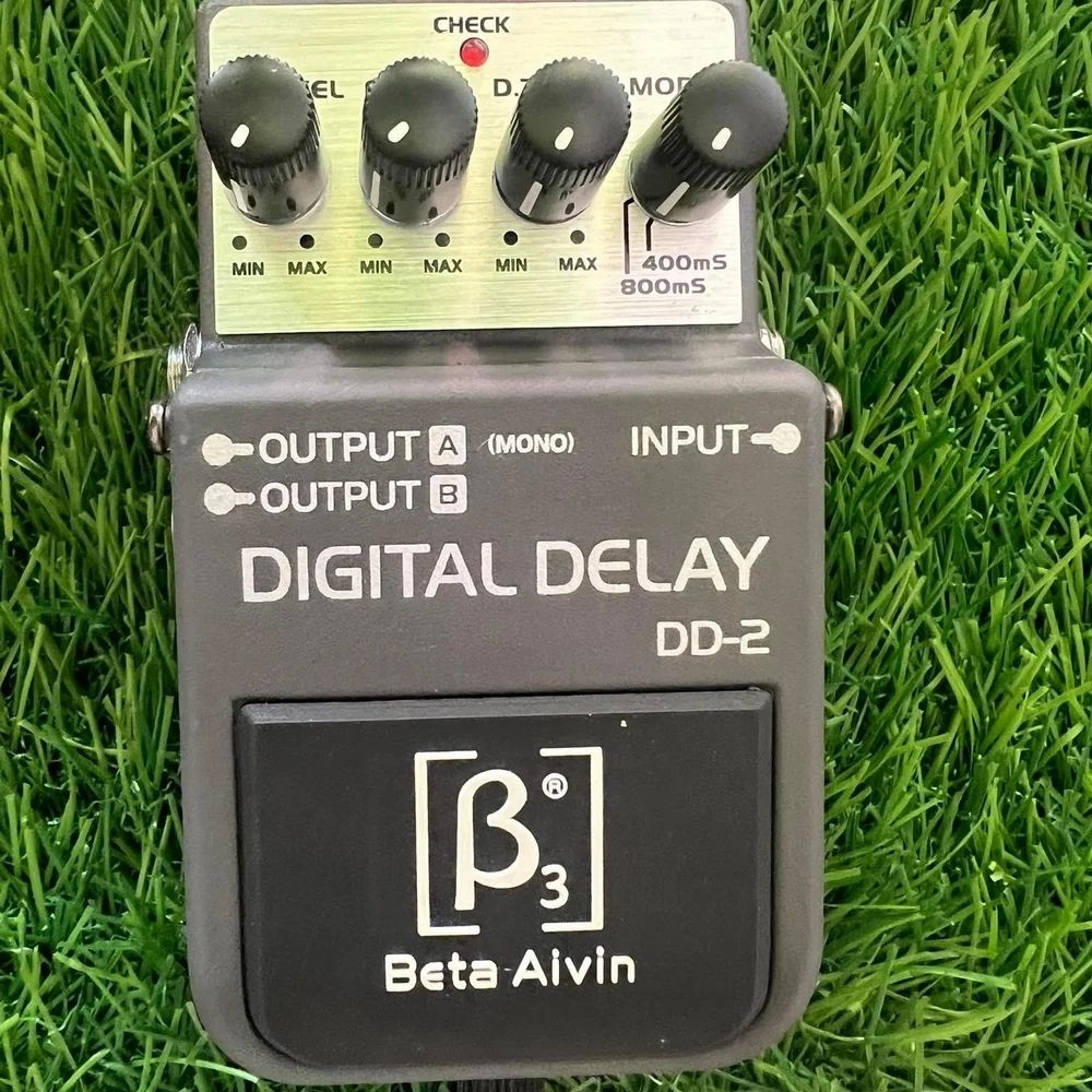 Beta3 DD2 Aivin Digital Delay / Instrument Effector Stereo With Free Power Adapter & Battery