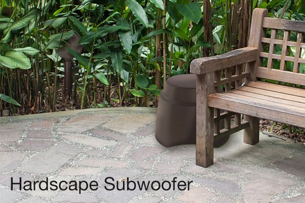 Speakercraft 4.1 KIT - HARDSCAPE SUBWOOFER 4 ” All- Weather Outdoor Speaker Kit with 8 ” Hardscape Subwoofer- Set