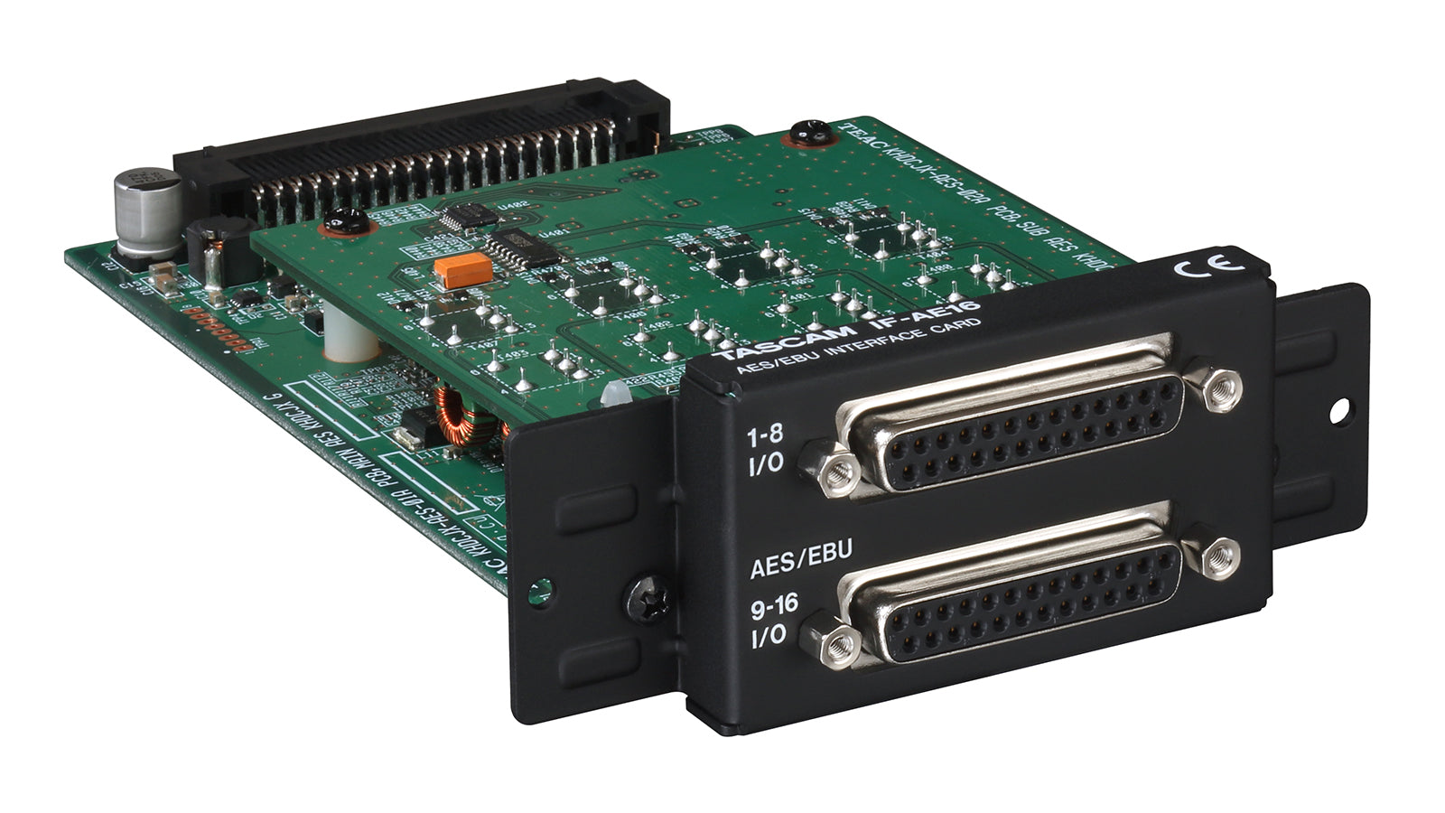 TASCAM IF-AE16 Professional 16-In/16-Out AES/EBU Digital Interface Expansion Card with Sample Rate Conversion and D-Sub Connectivity