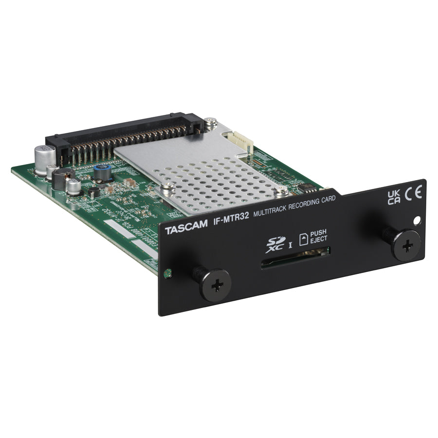 TASCAM IF-MTR32 Professional 32-Track Multitrack Recording Expansion Card with 32-Bit Precision and SDXC Storage