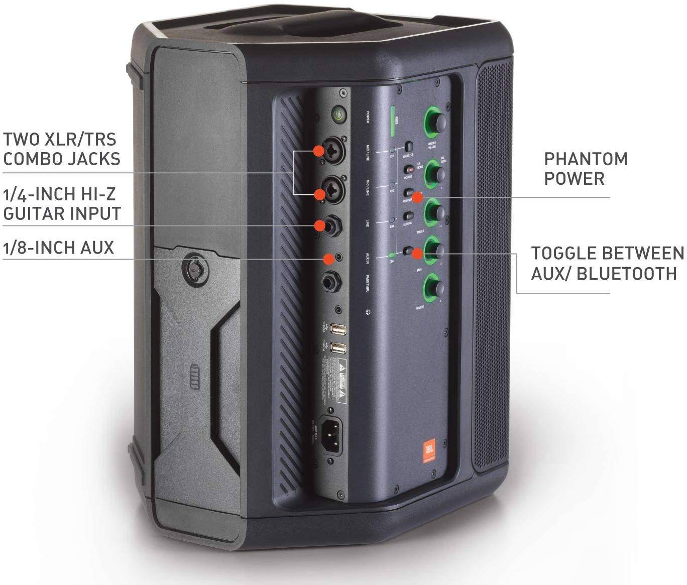 JBL Professional EON ONE Compact Battery-Powered Loudspeaker 4 Channel Mixer  Portable PA System - Each