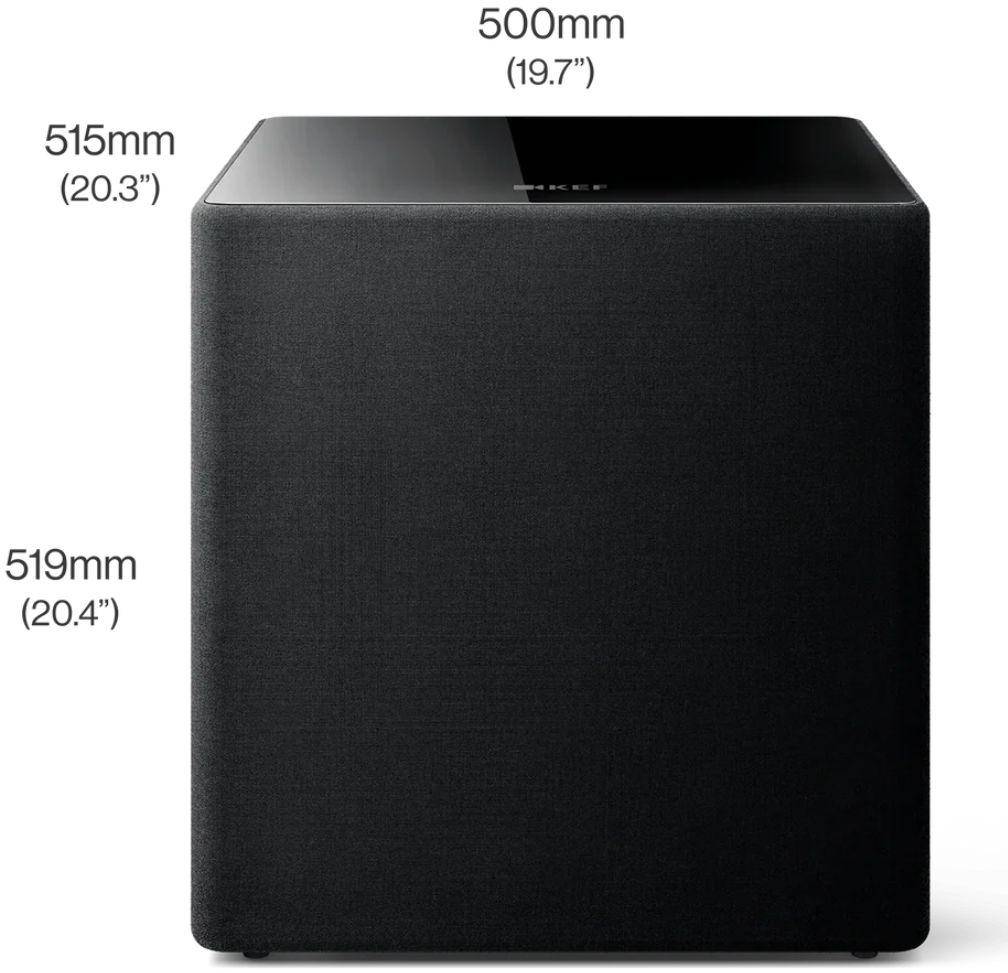 KEF Kube 15 MIE 15-Inch 300W Front-Firing Active Subwoofer