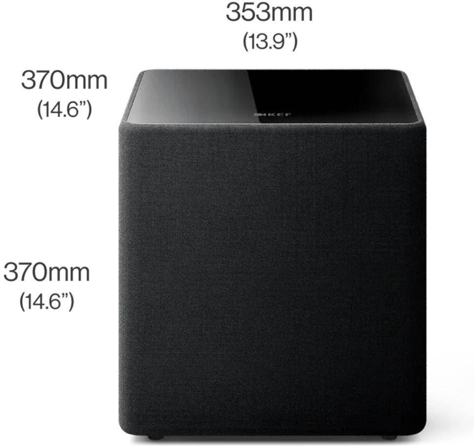 KEF KUBE 10 MIE 10-inch Front-Firing Active Subwoofer - Audiomaxx India