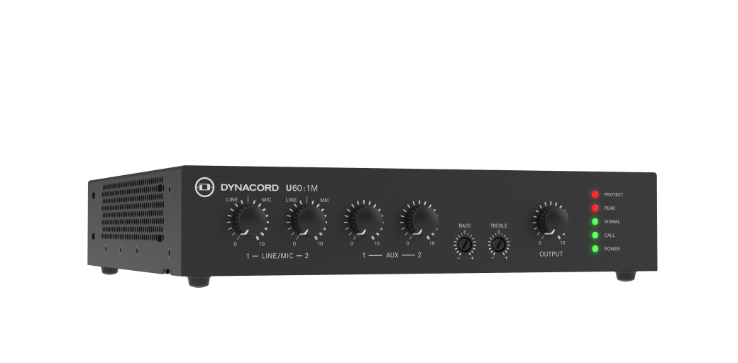 Dynacord U60:1M Mixer Amplifier Mixer amplifier 60W, 1 Channel