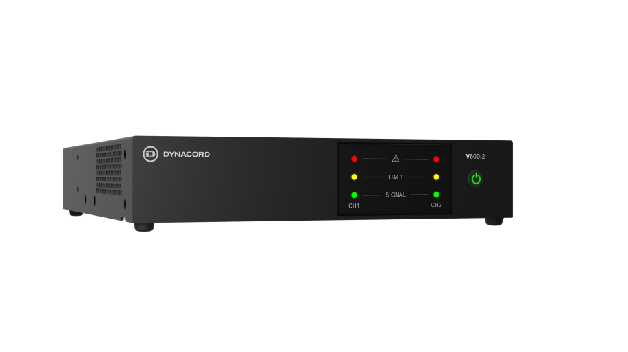 Dynacord V600:2 2-Channel 2x300W Power Amplifier for Commercial Installations