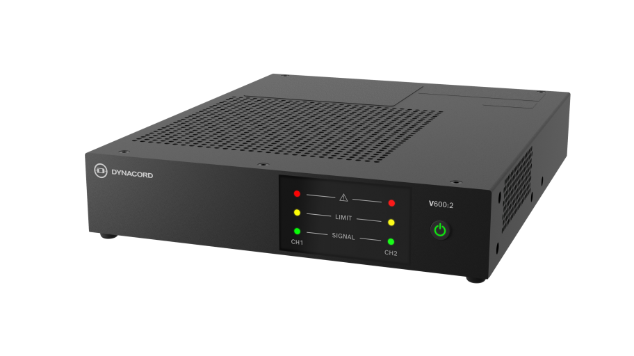 Dynacord V600:2 2-Channel 2x300W Power Amplifier for Commercial Installations