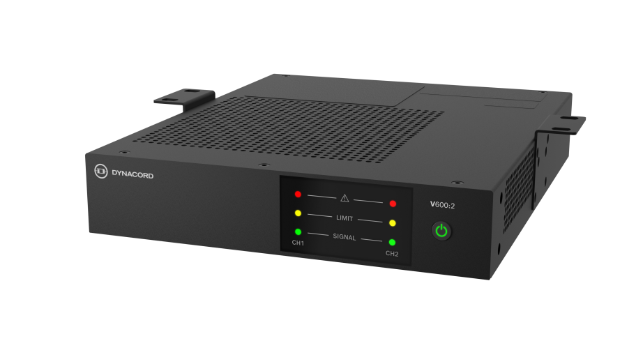 Dynacord V600:2 2-Channel 2x300W Power Amplifier for Commercial Installations