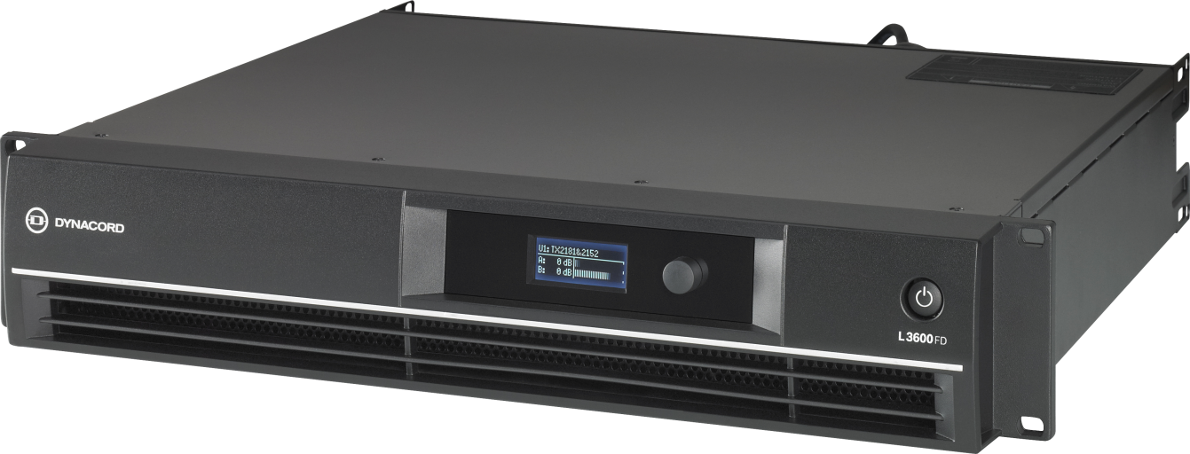 Dynacord L3600FD DSP 2 x 1800W Power Amplifier for Live Performance Applications - Each