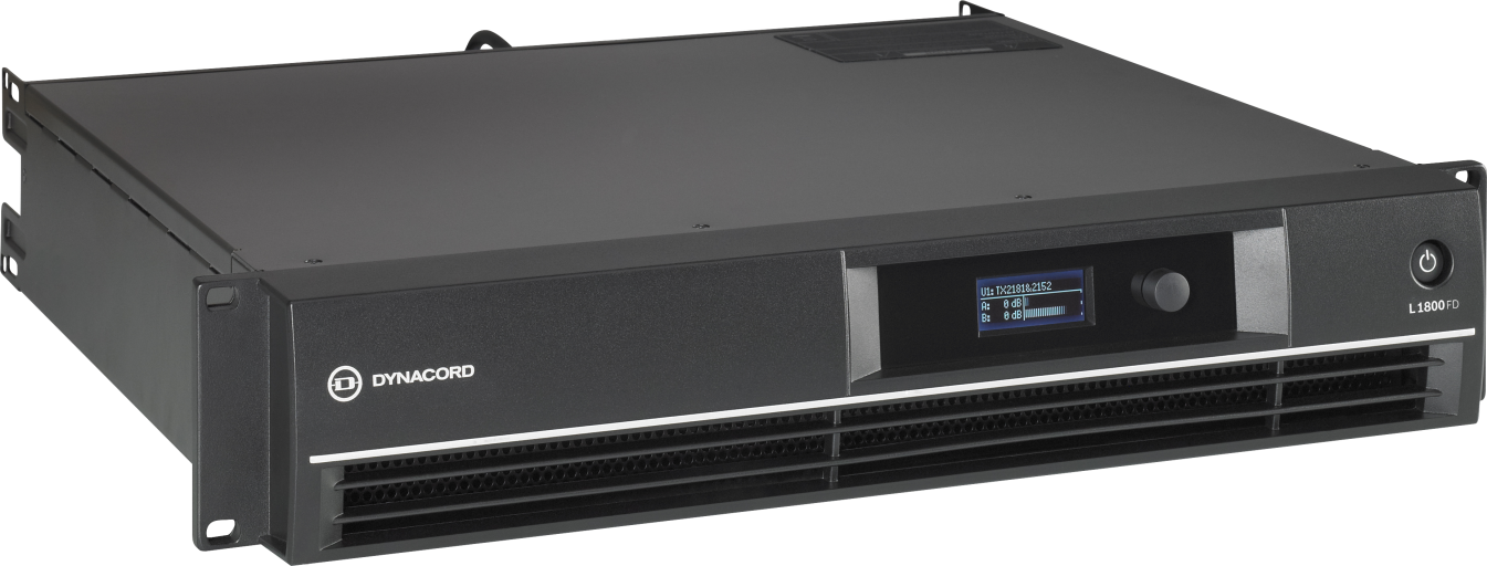 Dynacord L1800FD DSP 2 x 950W Power Amplifier for Live Performance Applications - Each