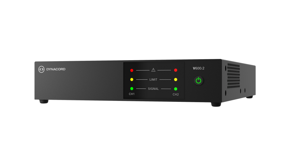 Dynacord V600:2 2-Channel 2x300W Power Amplifier for Commercial Installations