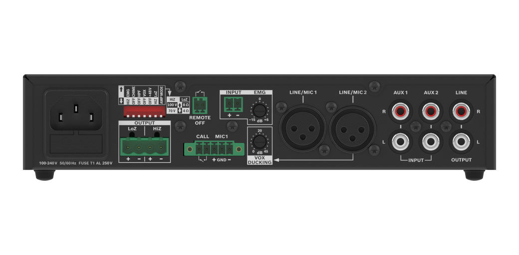 Dynacord U120:1M Mixer Amplifier Mixer amplifier 120W, 1 Channel