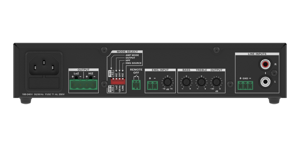 Dynacord U120:1 Power Amplifier 120W, 1 Channel