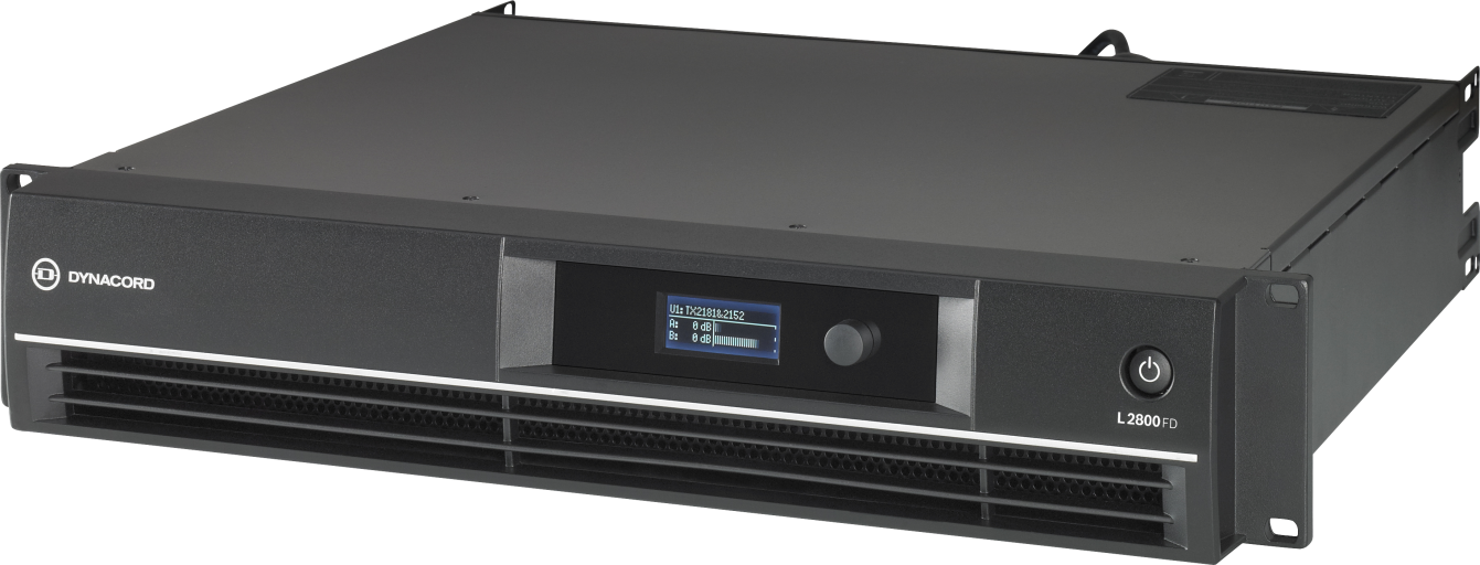 Dynacord L2800FD DSP 2 x 1400W Power Amplifier for Live Performance Applications - Each