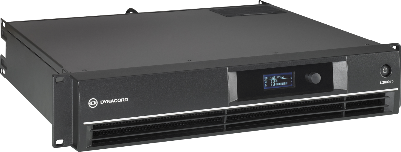 Dynacord L2800FD DSP 2 x 1400W Power Amplifier for Live Performance Applications - Each