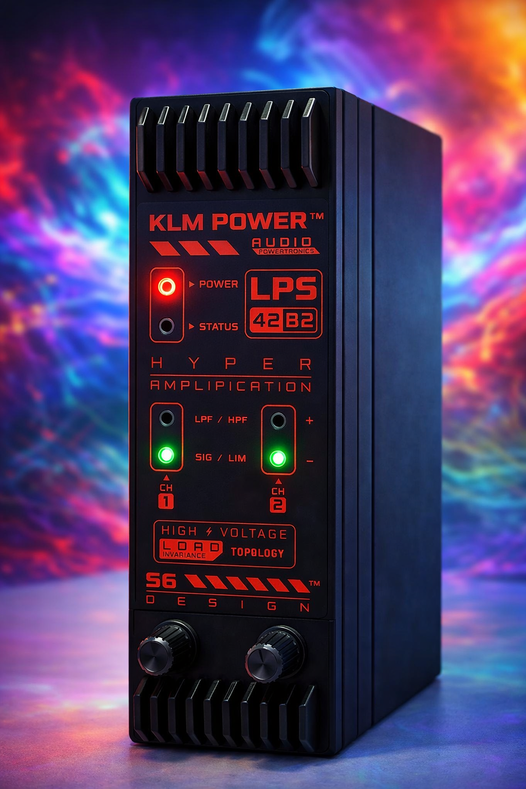 KLM POWER™ LPS-42B2 Advance Audiophile Grade Amplifier 440 W @ 4 Ω × 2 CH. - Audiomaxx India