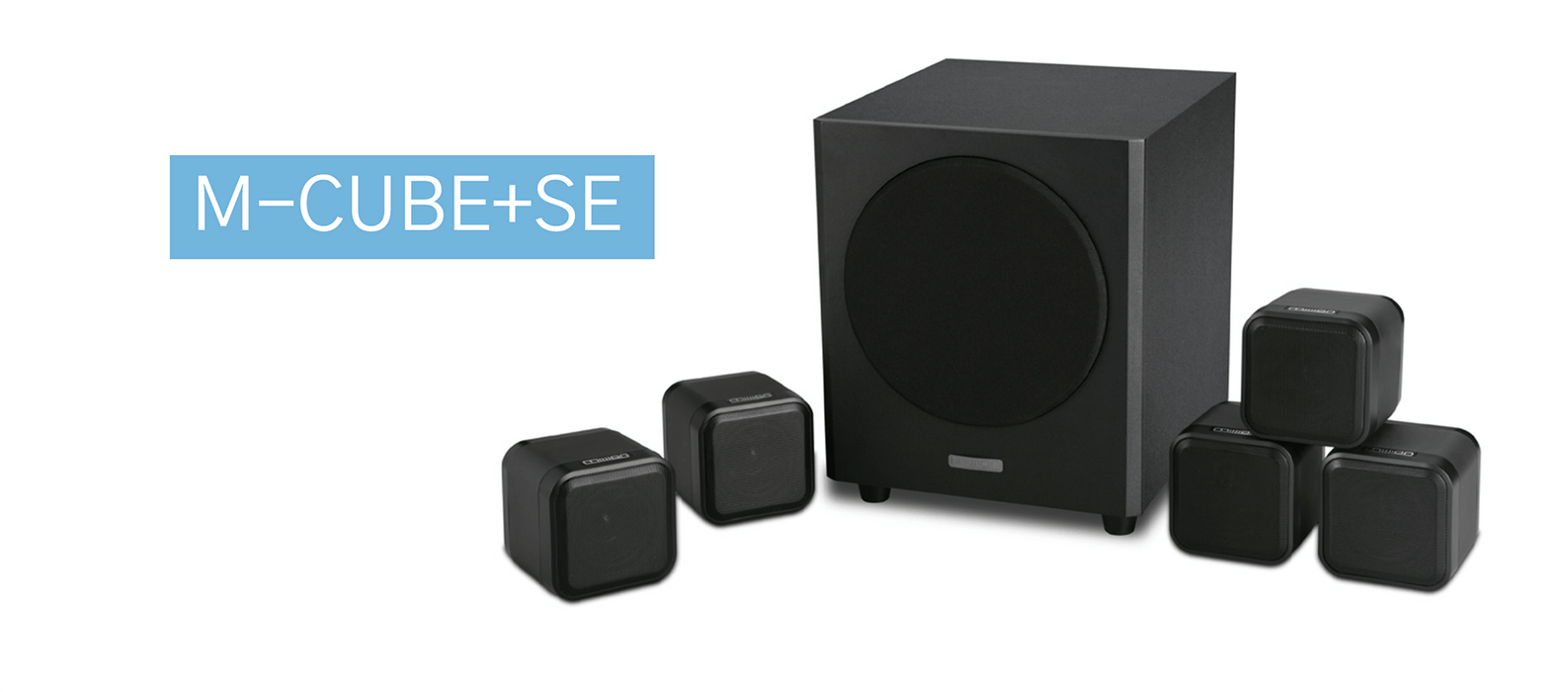 MIssion M-CUBE+SE 5.1 Surround Sound System, Delivering High-Fidelity Audio from both AV and Music - Set