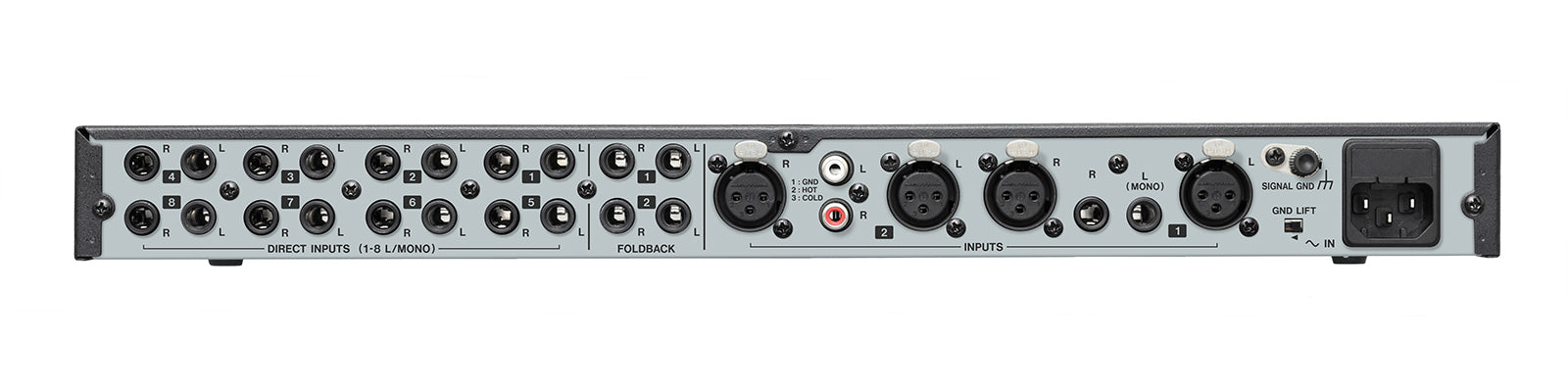 TASCAM MH-8 Professional 8-Channel Headphone Amplifier with Independent Level Control and Multiple Input Routing