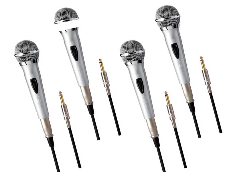 Yamaha DM 305 High Quality MIcrophones Tuned for Clear Lead and Backup Vocals - Set Of 4