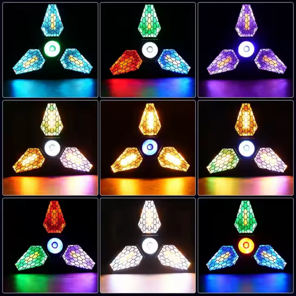 Zade Lights Maple Leaves Rotate Retro Lights - Each
