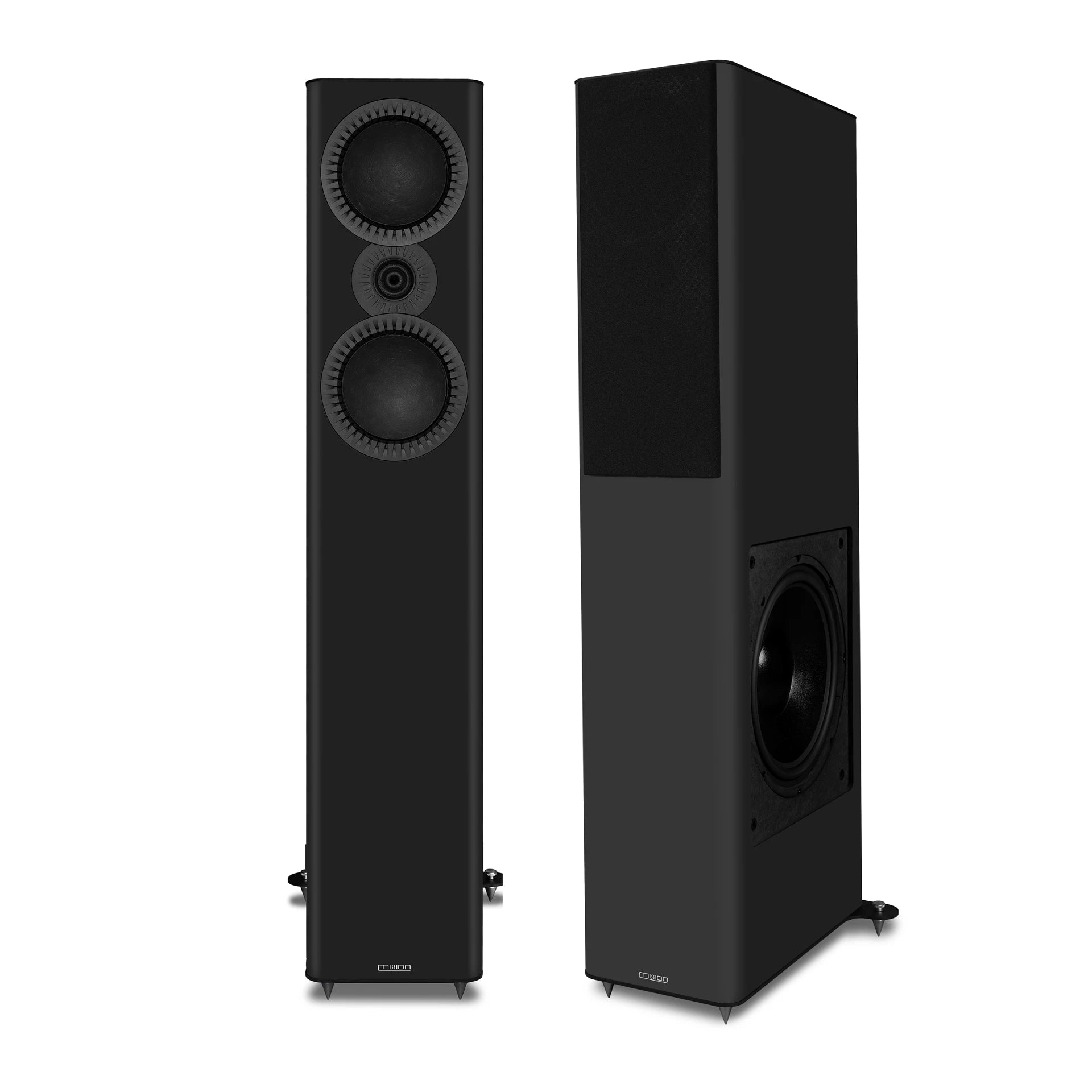 MIssion QX 5 MKII 3-Way Tower Speaker  200 W -12" Cone Long Throw Driver 6.5"  - Pair