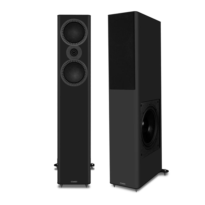 MIssion QX 5 MKII 3-Way Tower Speaker  200 W -12" Cone Long Throw Driver 6.5"  - Pair